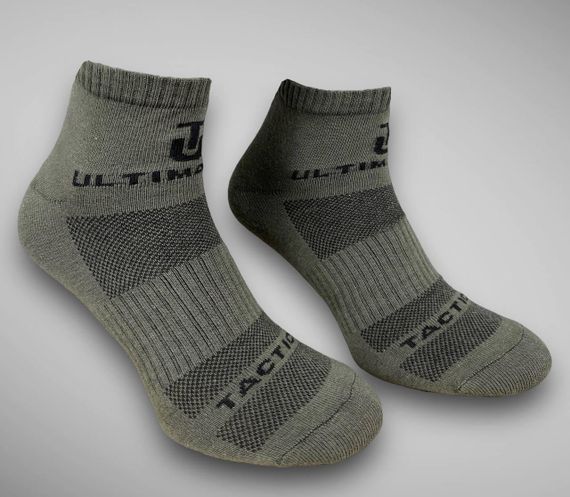 Шкарпетки ULTIMATUM Tactical низькі Олива, трекінгові літні чоловічі шкарпетки 39-42 | Зображення 2