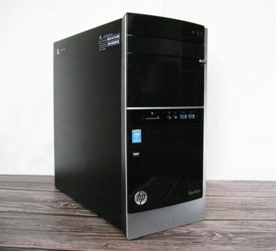 Ігровий ПК HP Pavilion 500 Tower / Intel Core i5-4460S (4 ядра по 2.9 - 3.4 GHz) / 16 GB DDR3 / 128 GB SSD + 500 GB HDD / AMD Radeon R7 240, 2 GB GDDR3, 128-bit / Wi-Fi / Win 10 Pro + Кабель живлення б/в | Зображення 3