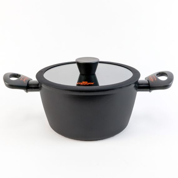 Кастрюля с крышкой VITRINOR CHEF COLLECTION - 20 см, 2.8 л, с антипригарным покрытием | Зображення 1