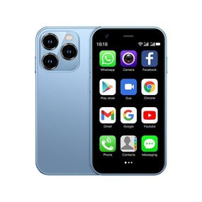 Маленький мобільний смартфон сенсорний 15 Блакитний