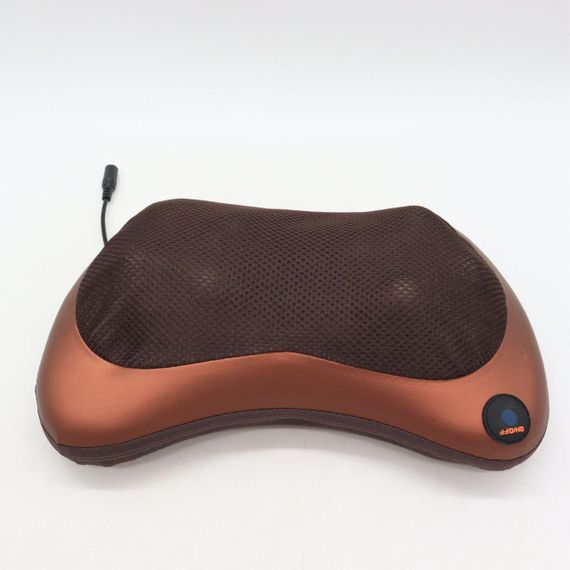 Масажна інфрачервона подушка (31х10х19 см) Massage Pillow 8028 / Роликовий масажер для спини та шиї з підігрівом | Зображення 8
