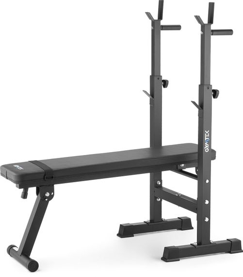 Скамья со стойками для тренировок со штангой Gymtek XL700 складная | Зображення 2