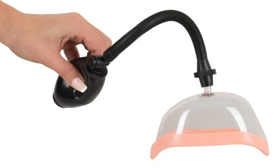 Вакуумная женская помпа (прозрачная) sexstyle | Зображення 2