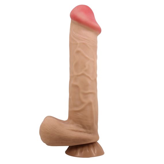 Фалоімітатор - Pretty Love Sliding Skin Mendel 10.2" Flesh Sex Aura | Зображення 3