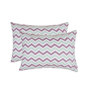 Набір наволочок Home Line 65340 Україна 50x70  Бавовна Зелений, Фіолетовий