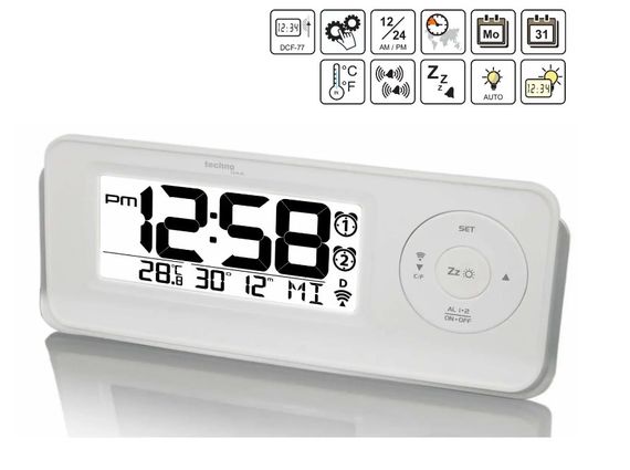 Годинник настільний Technoline WT498 White (WT498) (DAS301810) | Зображення 2