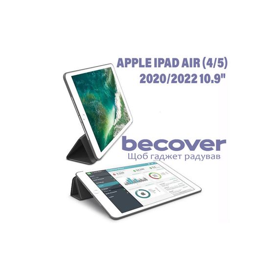 Чохол до планшета BeCover Tri Fold Soft TPU Silicone Apple iPad Air (4/5) 2020/2022 10.9" Green (711131) | Зображення 5