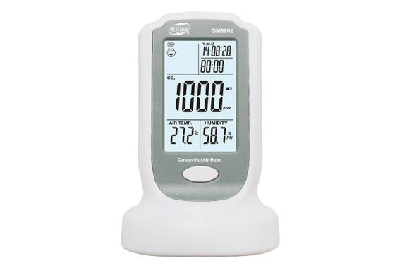 Газоаналізатор вуглекислого газу + термогігрометр (0-2000 ppm,0-50 °C, 10-90%) BENETECH GM8802 | Зображення 4