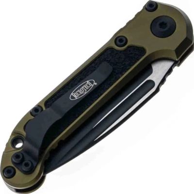 Нож Microtech L.U.D.T S/E Gen III., чорний клинок, напівсеррейтор, руків&apos;я OD green (1135-2OD) | Зображення 4
