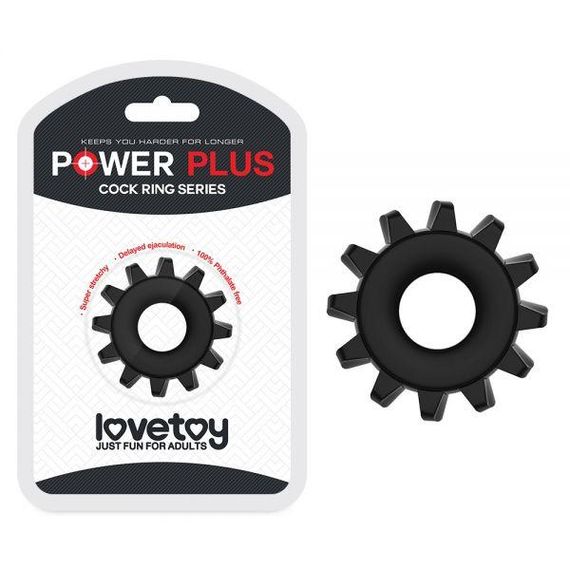 М'яке й еластичне ерекційне кільце без вібрації POWER PLUS Cockringm Sex Aura