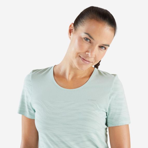 Футболка жіноча Run 500 Comfort для бігу рожева - M | Зображення 3