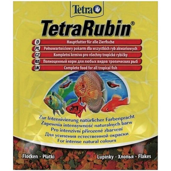 Корм для риб Tetra Rubin для акваріумних риб в пластівцях 12 г (4004218766396) | Зображення 1