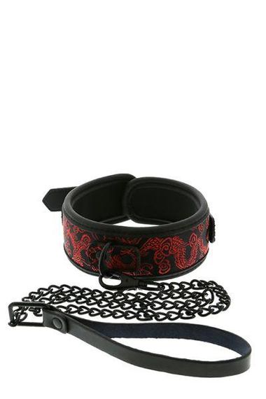 Нашийник з повідцем BLAZE DELUXE COLLAR Sex Aura