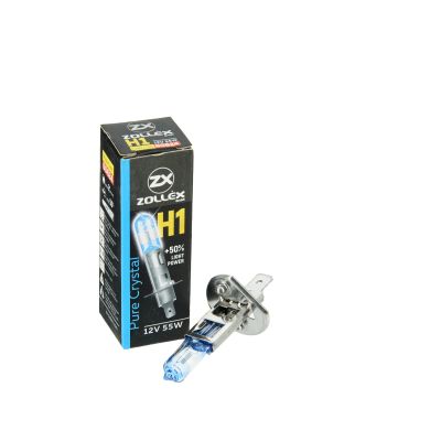 Автолампа Zollex H1 12V 55W Pure crystal (2860624) | Зображення 1