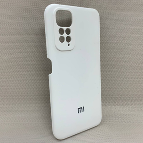 Чохол з логотипом для Xiaomi Redmi Note 11S | Протиударний | Soft Touch | Білий