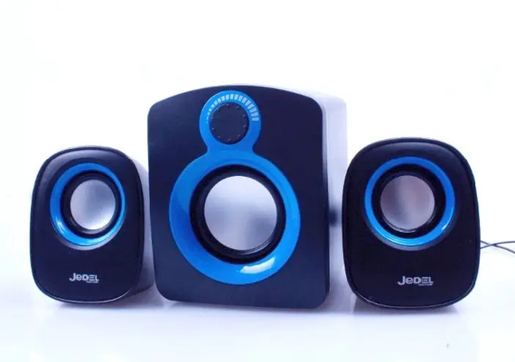 Компьютерные колонки акустика 2.1 USB Jedel CD003, портативная акустическая система PC LM | Зображення 2