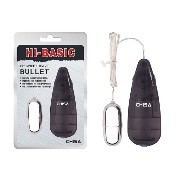 Віброкуля на пульті керування Chisa Hi-Basic, сріблястий Sex Aura