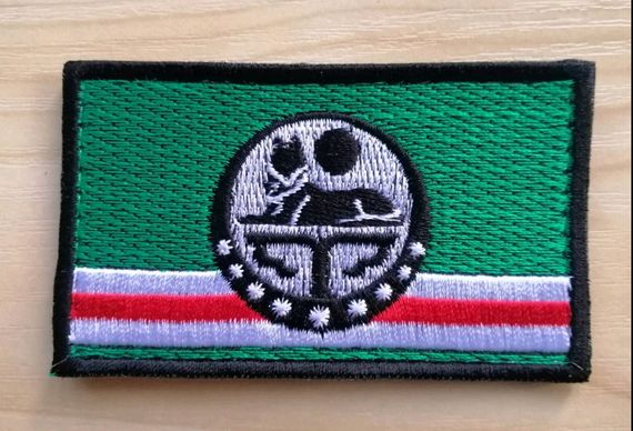 Шеврон флажок Ичкерии 8.5х5см | Зображення 1