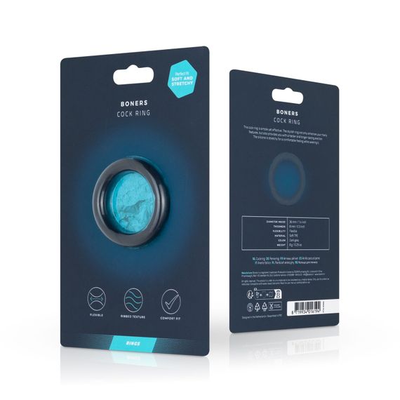 Ерекційне кільце Boners Ergo Cockring | Зображення 4