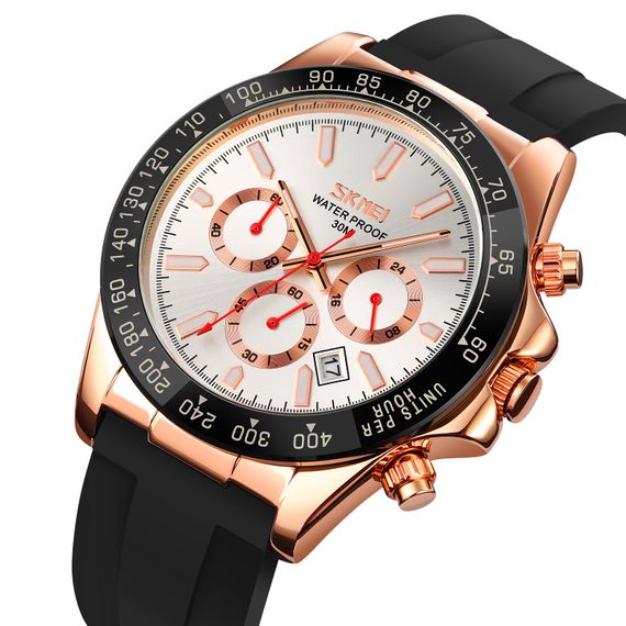 Чоловічий годинник Skmei 9275RGSI Rose Gold-Silver | Зображення 1