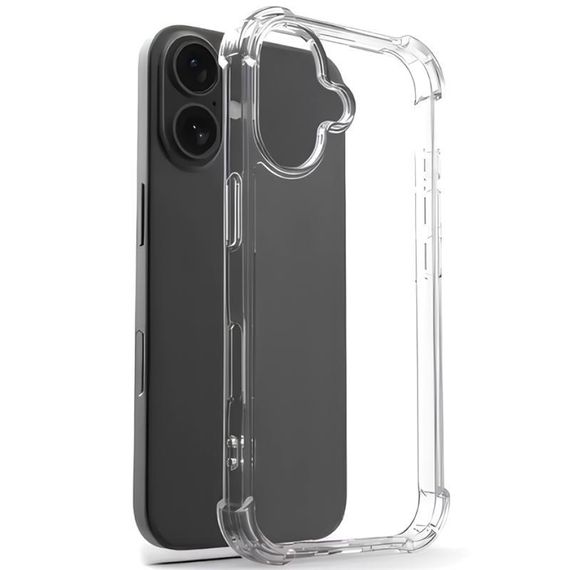 TPU чохол GETMAN Ease logo посилені кути для Apple iPhone 17 (6.3") Безбарвний (прозорий) | Зображення 2