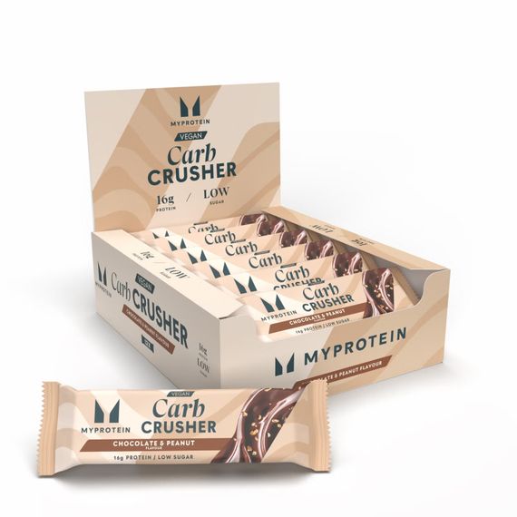 Батончик Myprotein Vegan Carb Crusher 60g (Chocolate peanut) | Зображення 1