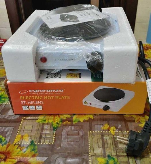 Електроплита настільна Esperanza EKH-003W, 1000 Вт, 1 конфорка, механічне управління | Зображення 3