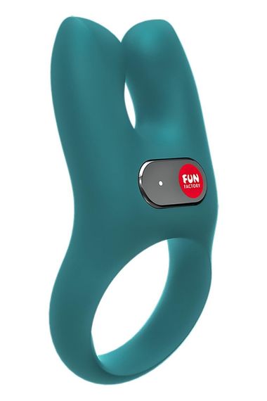 Эрекционное виброкольцо Fun Factory Nos бирюзовое, 8 см sexstyle | Зображення 2