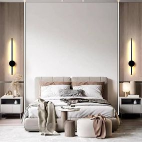 Світильник настінний 60 см Strip light HA-125 Чорний