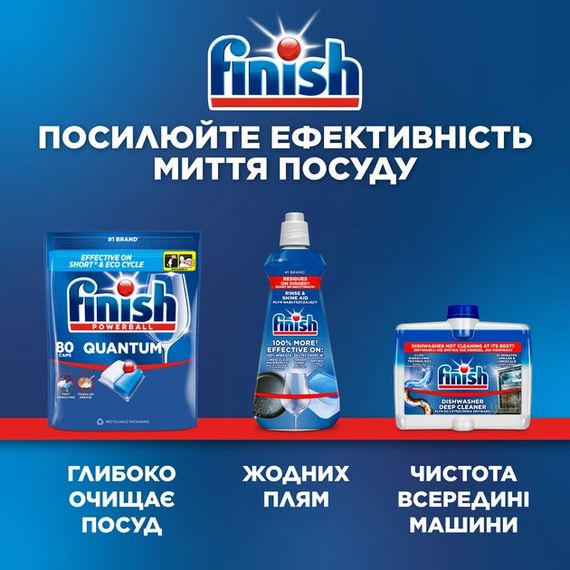 Капсули для посудомийних машин Finish Quantum All in 1 (80 шт) | Зображення 4