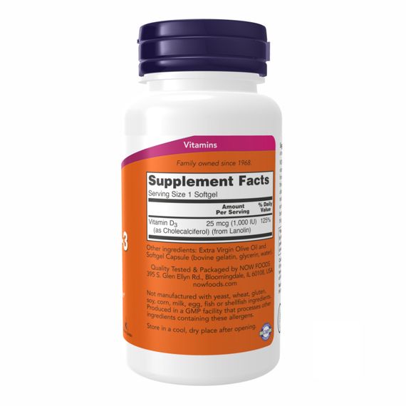 VIT D-3 1000IU - 180 sgels | Зображення 1