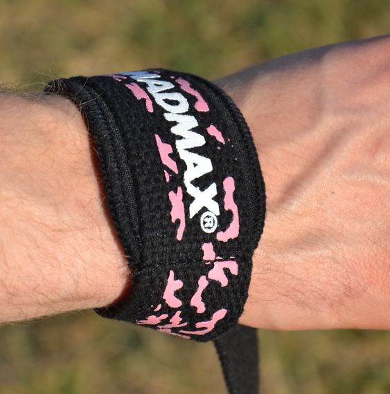Лямки для тяги Мадмакс Camo Power Wrist Straps Camo/Pink | Зображення 4