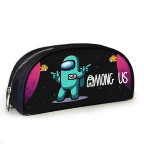 Пенал школьный Амонг Ас/Among Us 23х10х8 см с принтом для мальчика (02808)