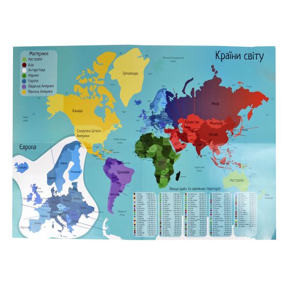 Игра с многоразовыми наклейками "Флаги" Умняшка KP-011 | Зображення 8