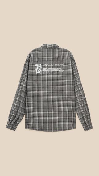 Сорочка з візерунком чоловіча LAWA P-MB02372 XL Сірий shop (2000999513374) | Зображення 3