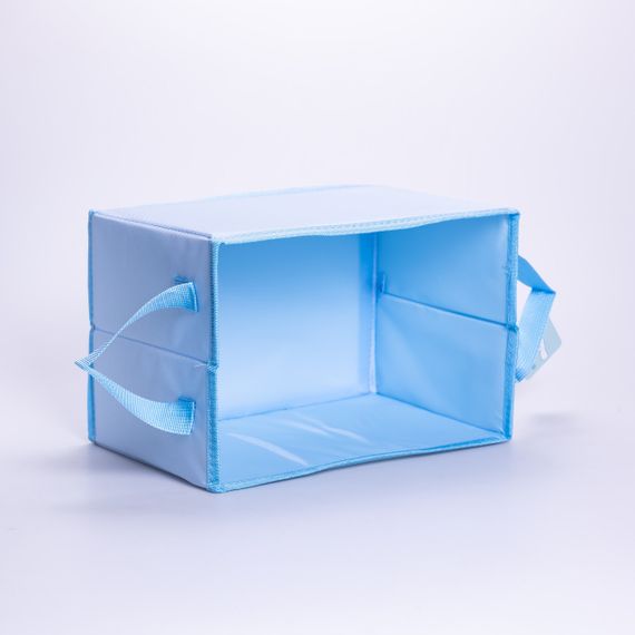 Кошик для іграшок 30×20×20 (см) м'який складаний Синій HP-41-7BL | Зображення 2