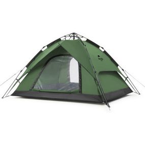 Палатка Naturehike чотиримісний автоматичний NH21ZP008 темно-зелений (6976023920660)