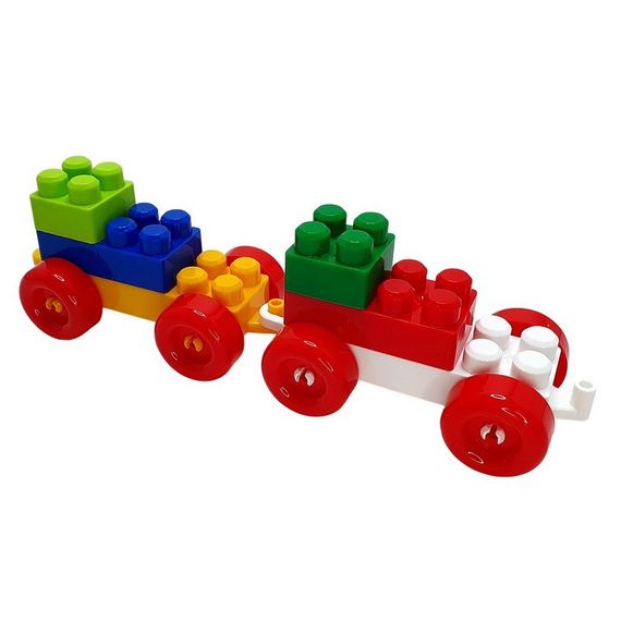 Детский блочный конструктор 013999/04 в пластиковом боксе, 303 детали | Зображення 2