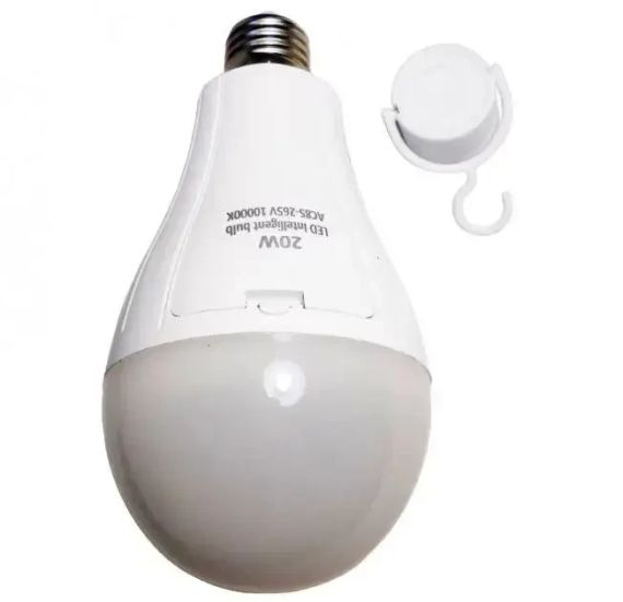 Энергосберегающая лампа 20w с 2 сменными аккумуляторами и зарядкой 18650, Rainberg P920 | Зображення 5