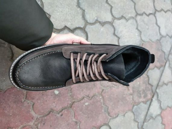 Коричневі черевики великий розмір взуття 47 | Зображення 1