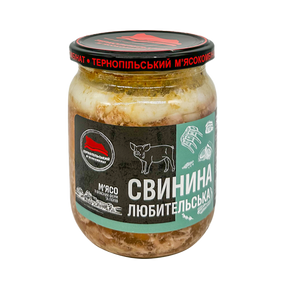 Свинина Любительська Тернопільський м'ясокомбінат 500 г