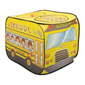 Детская игровая палатка "Школьный автобус" 110×70×66 см палатка для детей Желтая HP-S-5NDY
