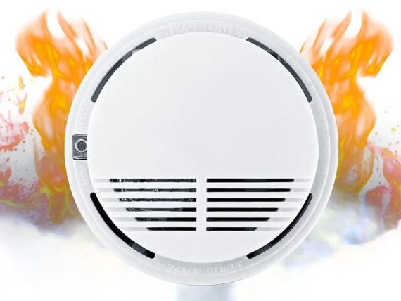 Бездротова система безпеки для домашньої сигналізації, Пожежний датчик для визначення диму JYX SS168 | Зображення 1