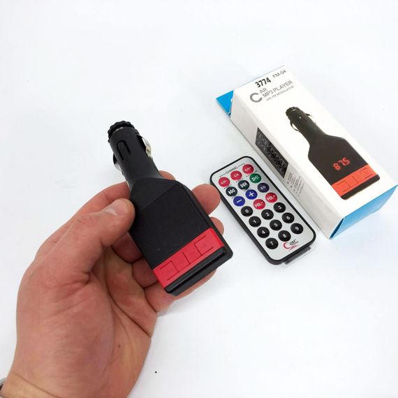 Автомобильный модулятор fm с usb, FM-передатчик для музыки в автомобиль, Фм модулятор блютуз в машину OD-72 | Зображення 4