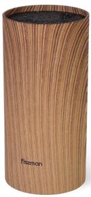 Подставка колода Wood для кухонных ножей и ножниц 22х11см