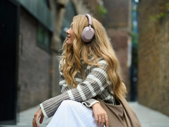 Наушники Over-ear Sony WH-1000XM5 BT 5.2 WH1000XM5P.CE7 | Зображення 4