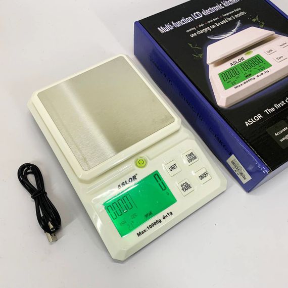 Настольные кухонные весы с подсветкой экрана, Кухонные весы для кондитера Точные AV-24 | Зображення 7