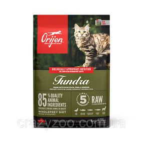Сухий корм для кошенят та котів Orijen Tundra Cat з м'ясом та рибою 5.4 кг o28354