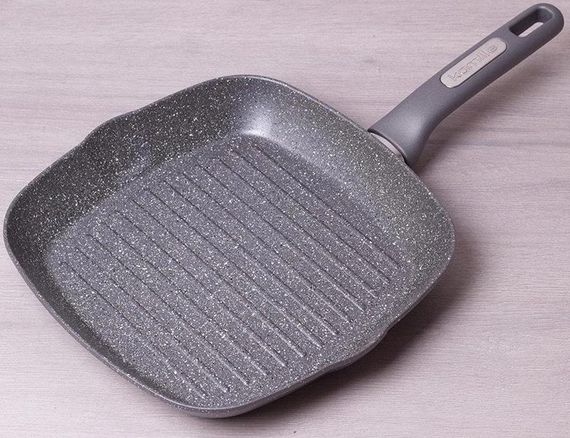 Сковорода гриль Granite 28х28см