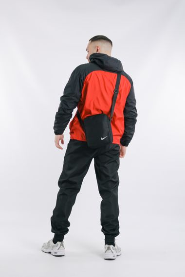Комплект чоловічий Nike: анорак "House" чорно-червоний+ штани "President" чорні + барсетка чорна L (1621603302/2) | Зображення 3